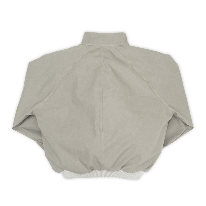 Harrington Jacket - Pewter Cream