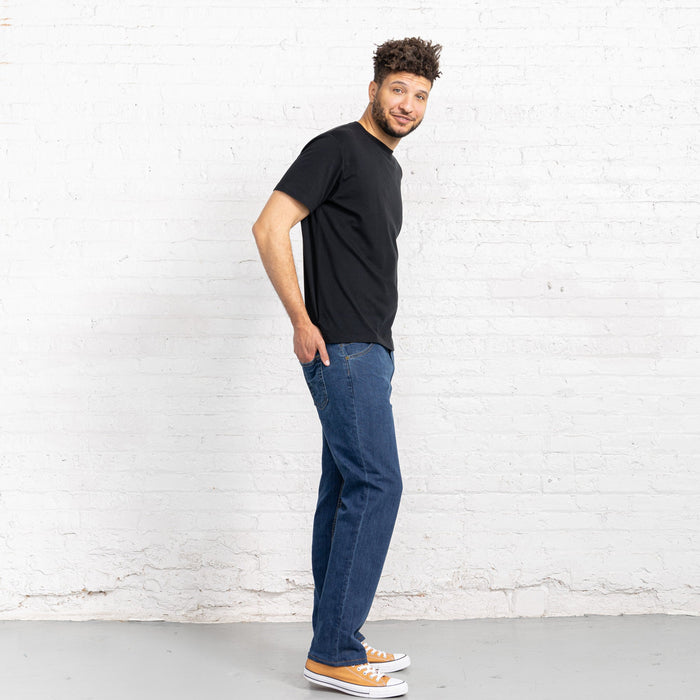 Relaxed Fit Medium Wash
