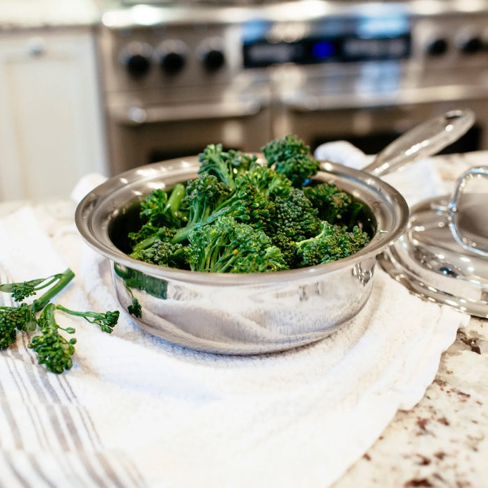 1.5 Quart Sauté Top View Food