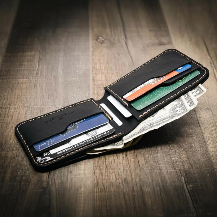 Rio Grande Bifold Wallet - Full Grain Leather | Handmade in Texas