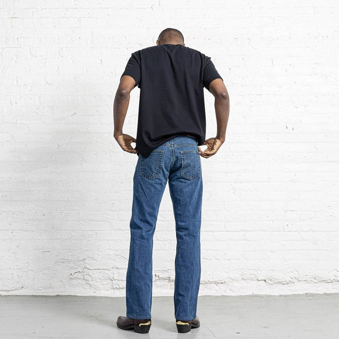 100% Cotton Boot Cut Stone Wash