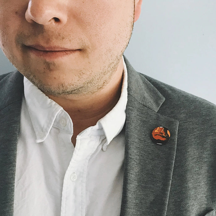 Mars Enamel Pin