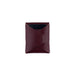 Brown leather wallet on a white background
