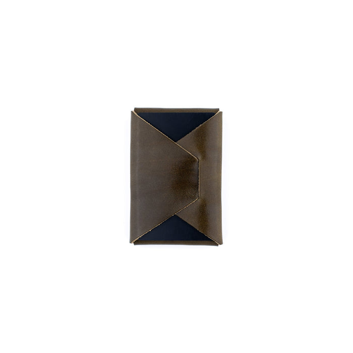 Brown geometric vase on a white background
