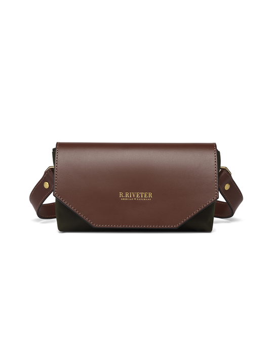 Whittle | Fatigue Nylon + Brown Leather
