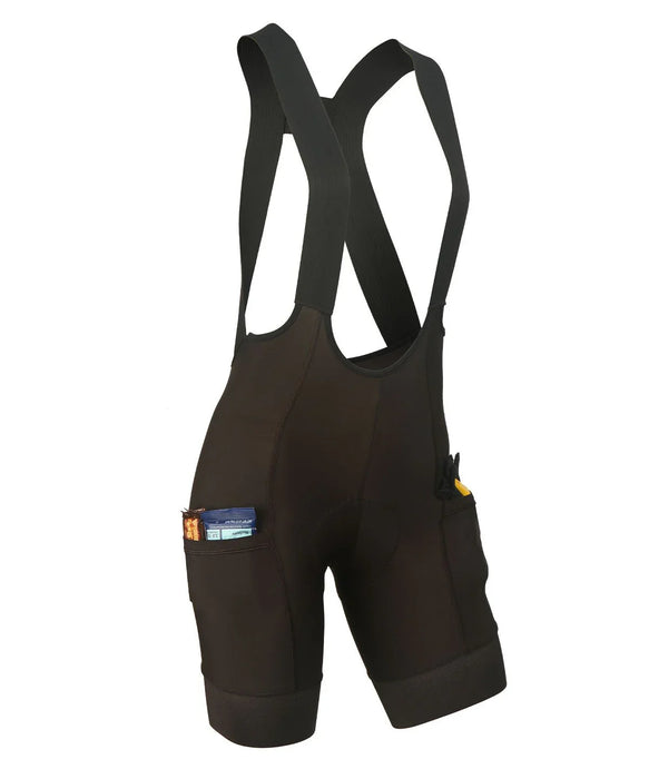 W. BLACK LABEL CARGO DROP TAIL BIB - ESPRESSO