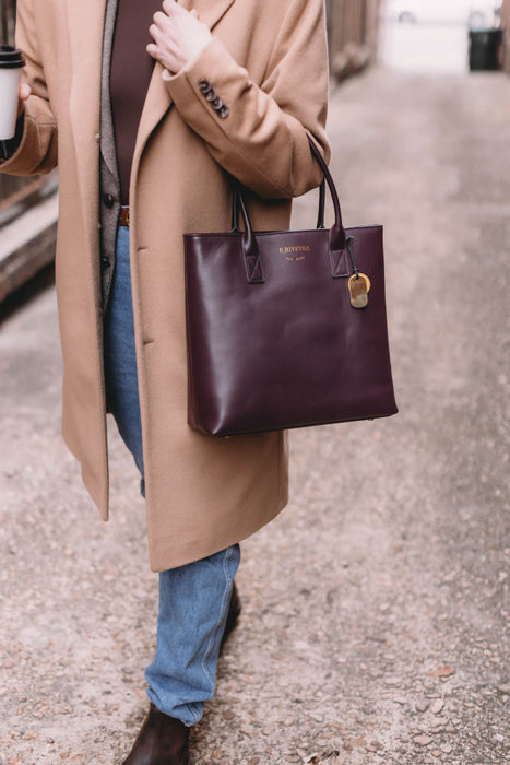 Eleanor | Plum Leather