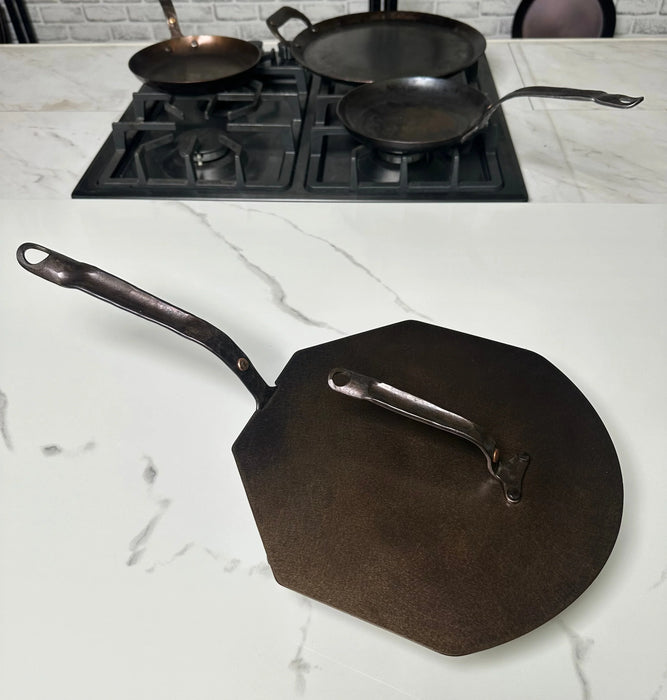 12" Hand Forged Hybrid Carbon Steel Skillet