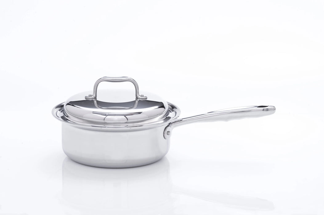 2 Quart Saucepan with Cover side view