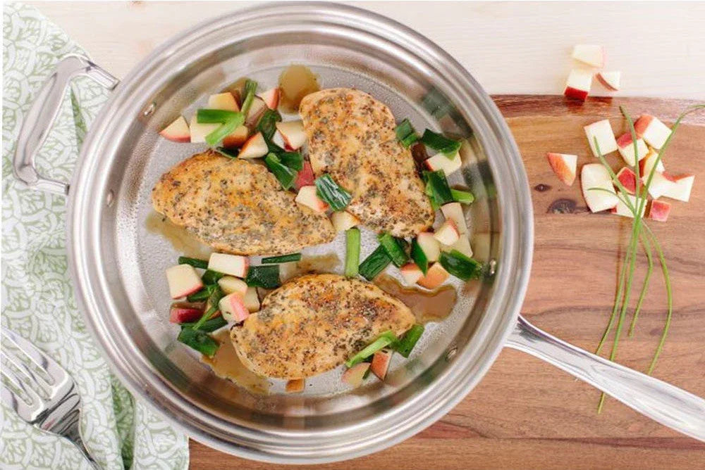 3.5 Quart Sauté Pan Top View