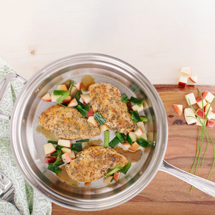 3.5 Quart Sauté Pan Top View 2