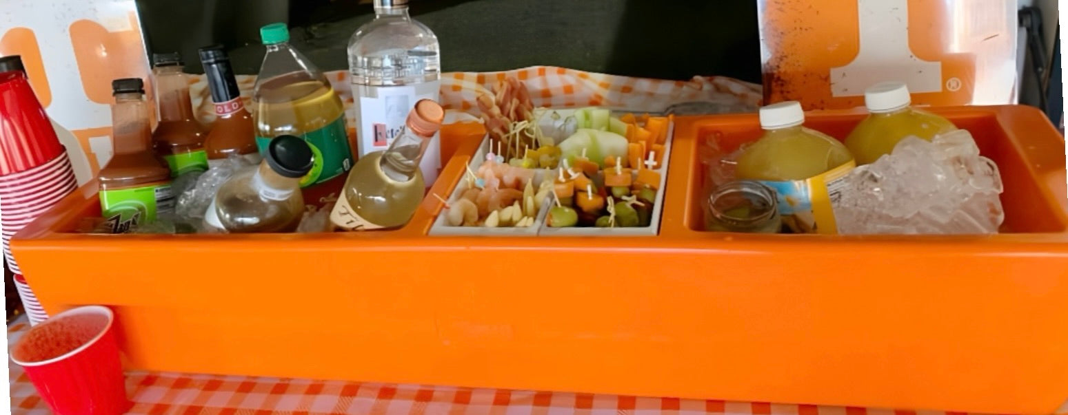 REVO Party Barge Cooler™ | Orange Burst