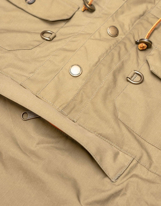 Waxed Cotton Anorak Jacket