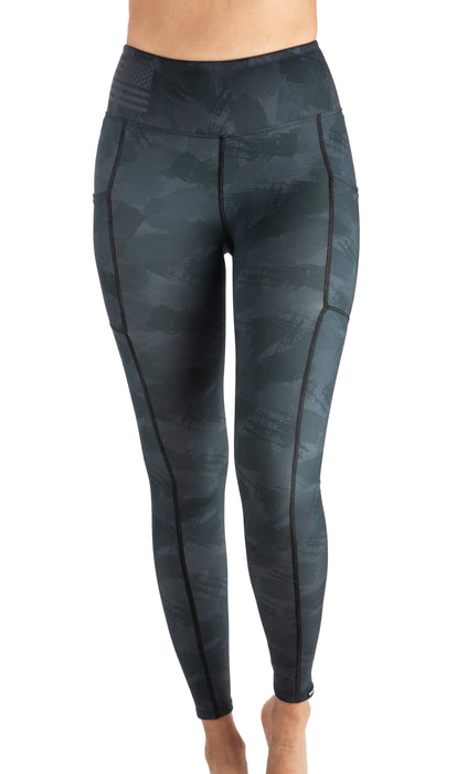 Blackout Camo Pocketed Legging