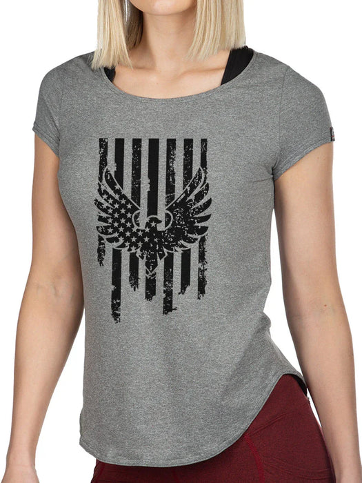 Eagle Flag Women's SoftTECH™ Cap sleeve