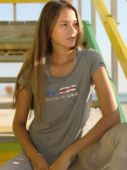 Eagle Flag Women's SoftTECH™ Cap sleeve