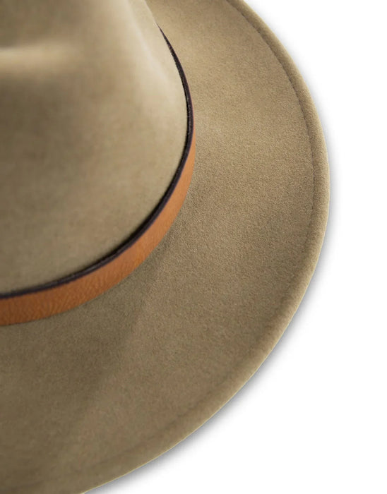Brimmed Felted Wool Field Hat
