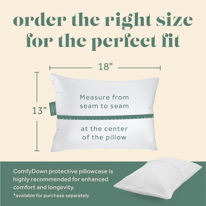 Goose Down Travel Pillow - with 800 Fill Power