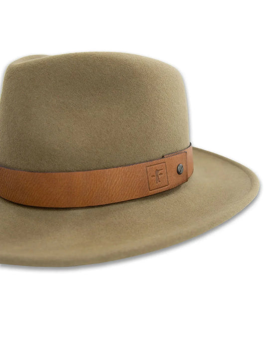 Brimmed Felted Wool Field Hat