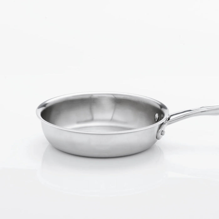 7 Inch Stainless Steel  Fry Pan Side View
