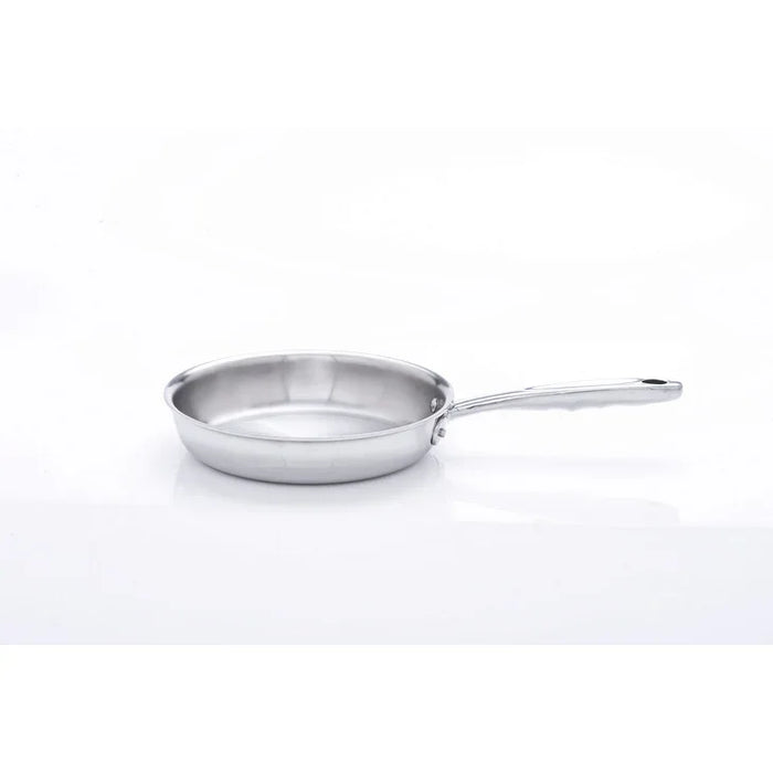 8.5 Inch Stainless Steel  Fry Pan Side View
