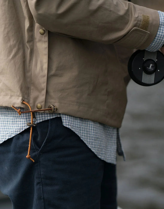 Waxed Cotton Anorak Jacket