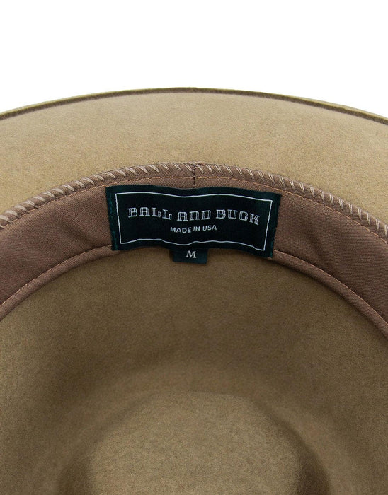 Brimmed Felted Wool Field Hat