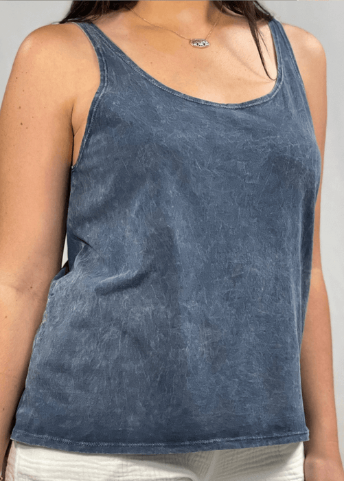 Twenty Four Seven Cotton Tank in Stone