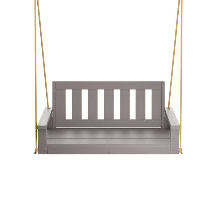 Porchgate Amish Heavy Duty 700 Lb 4-Foot Ardmore Porch Swing - Dovetail Grey