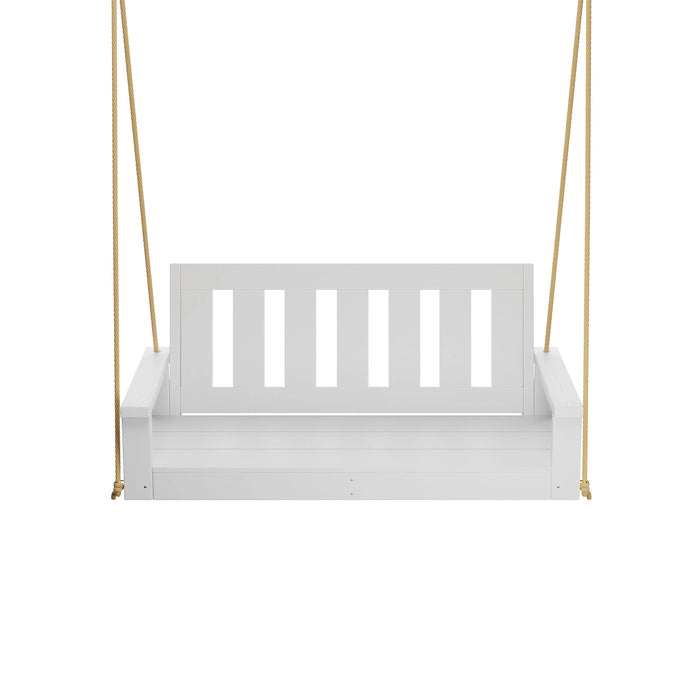 Porchgate Amish Heavy Duty 700 Lb 5-Foot Ardmore Porch Swing - Pure White