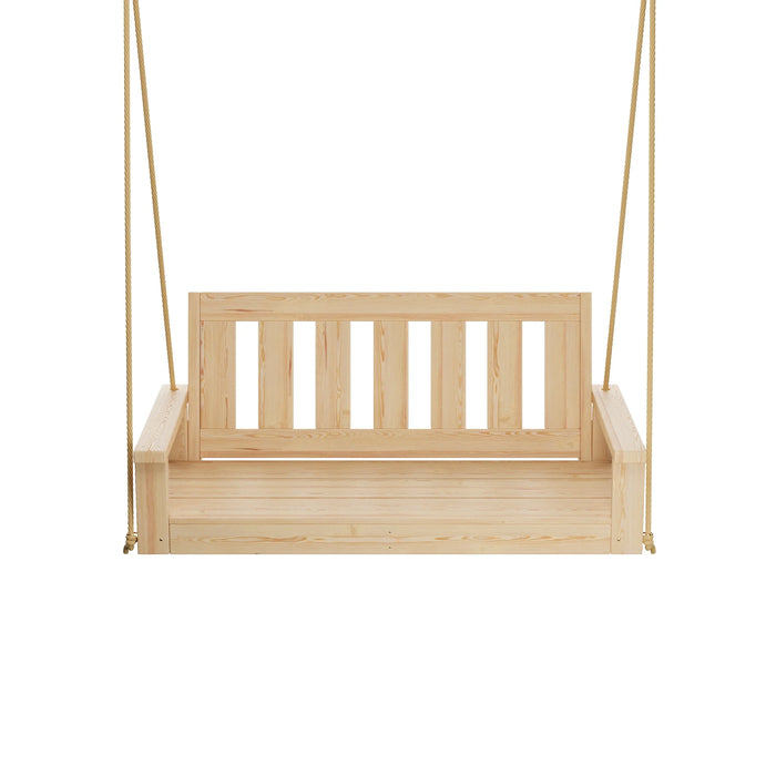 Porchgate Amish Heavy Duty 700 Lb 4-Foot Ardmore Porch Swing - Unfinished