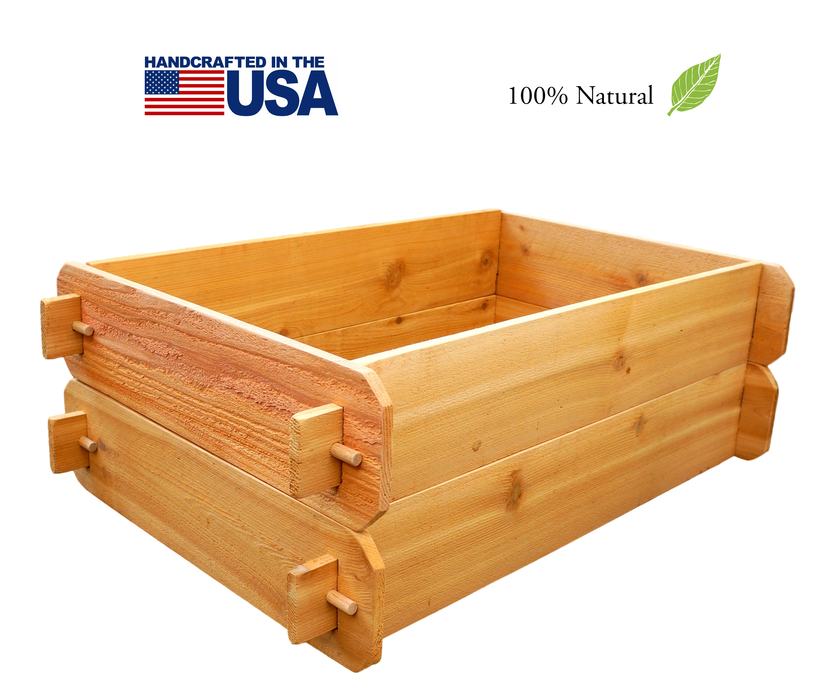 Timberlane Gardens Raised Garden Bed Kit Double Deep (Two 2x3)