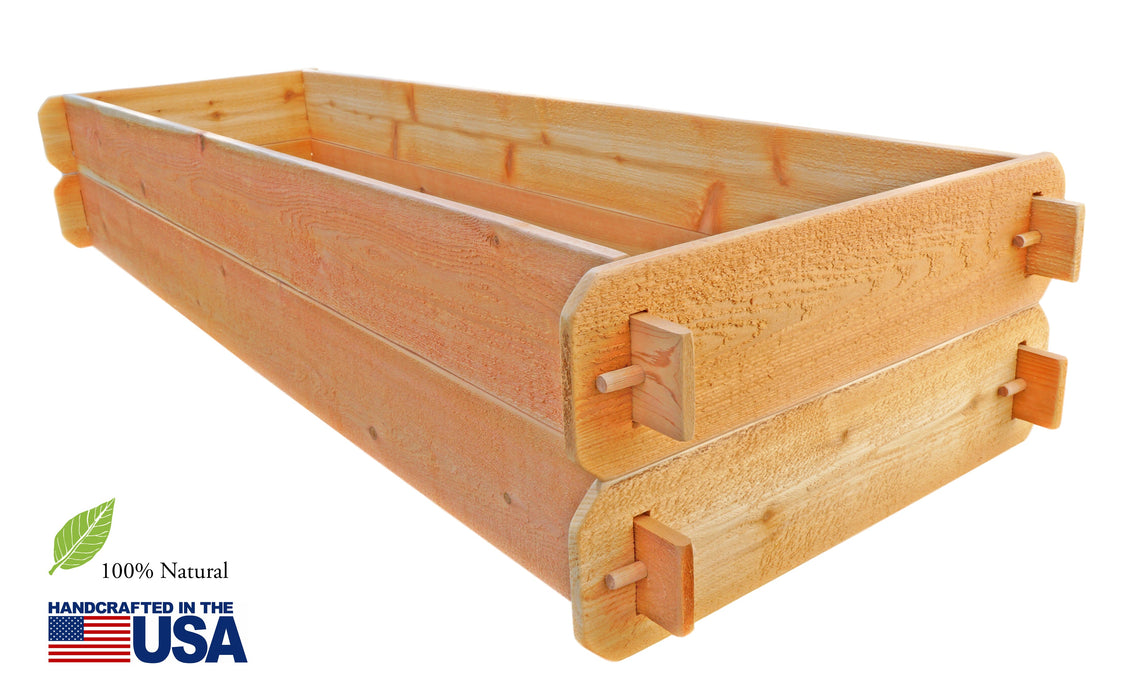 Timberlane Gardens Raised Garden Bed Kit Double Deep (Two 2x6)