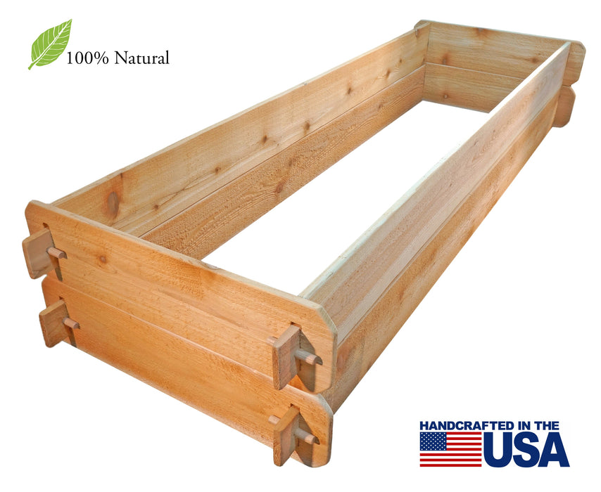Timberlane Gardens Raised Garden Bed Kit Double Deep (Two 2x6)