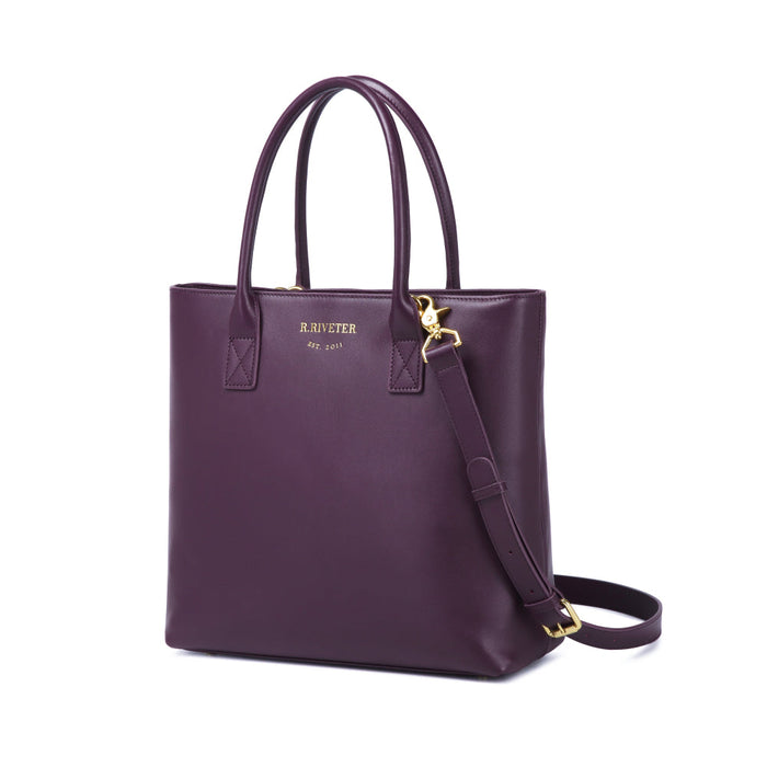 Eleanor | Plum Leather