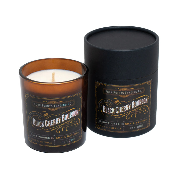 Black Cherry Bourbon 8oz Soy Candle