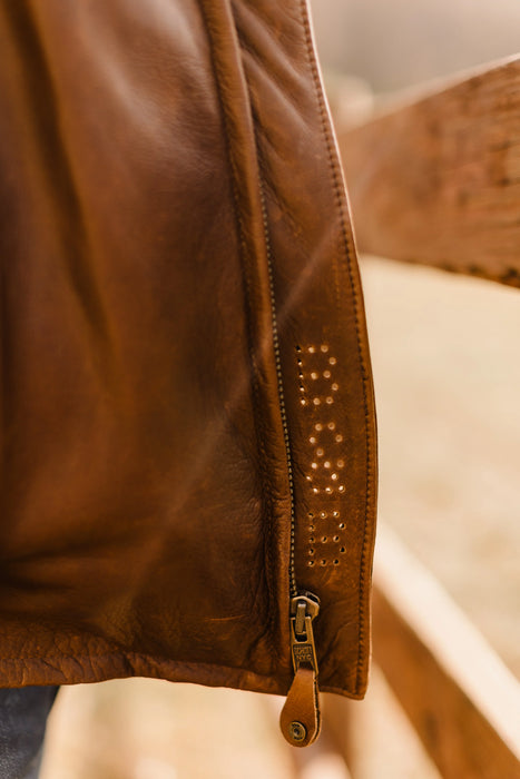 Schott x Ball and Buck Perfecto Leather Jacket