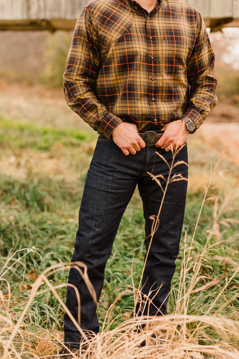 6 Point Denim Raw Indigo Jeans