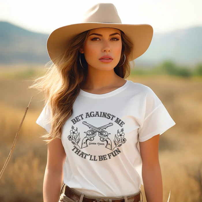 Bet Against Me That'll Be Fun Pistols T-Shirt
