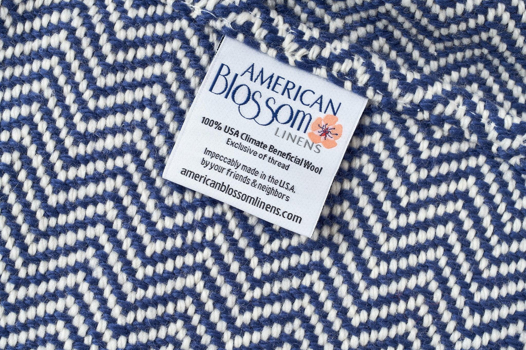 Chevron Pattern Soft Wool Throw Size Blanket