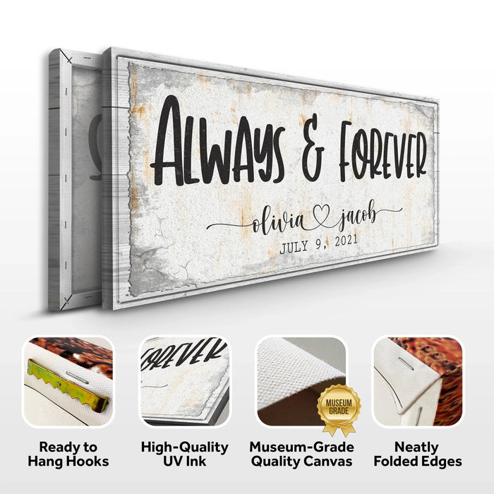 Always And Forever Couple Sign