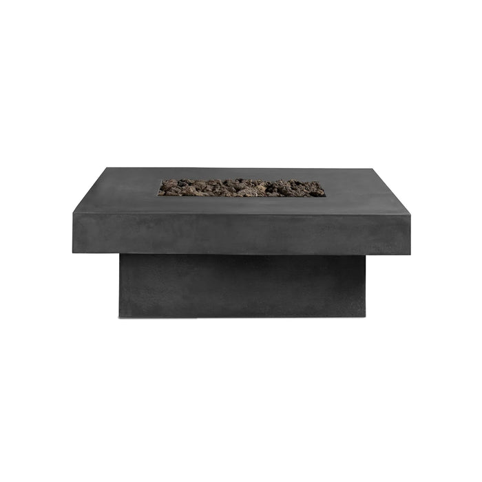 Platz - Square Concrete Fire Pit Table