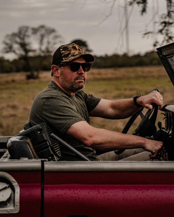 Arthur Snapback Hat in Original Camo