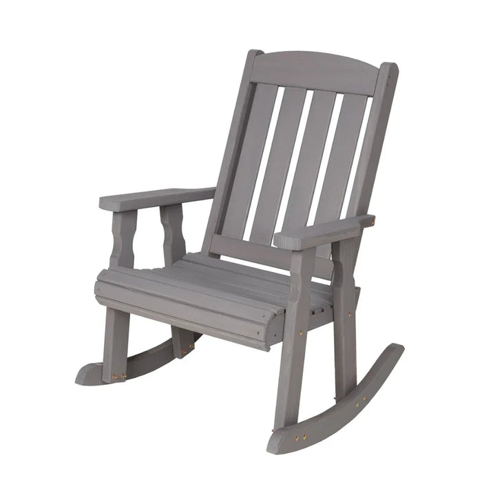 Amish Casual Heavy Duty 600 Lb Mission Treated Rocking Chair