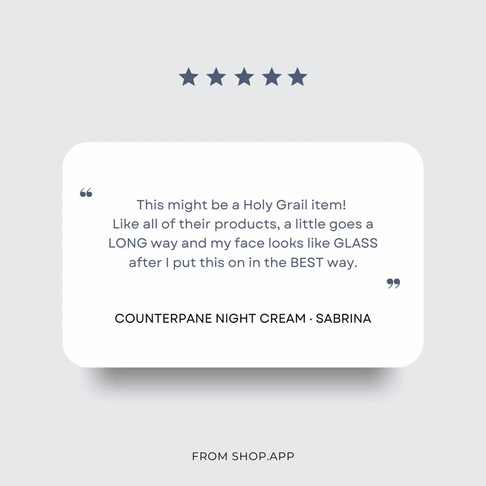 Counterpane Tallow Night Cream