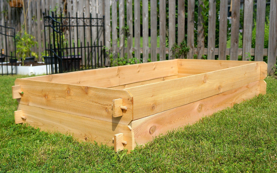 Timberlane Gardens Raised Garden Bed Kit Double Deep (Two 3x6)