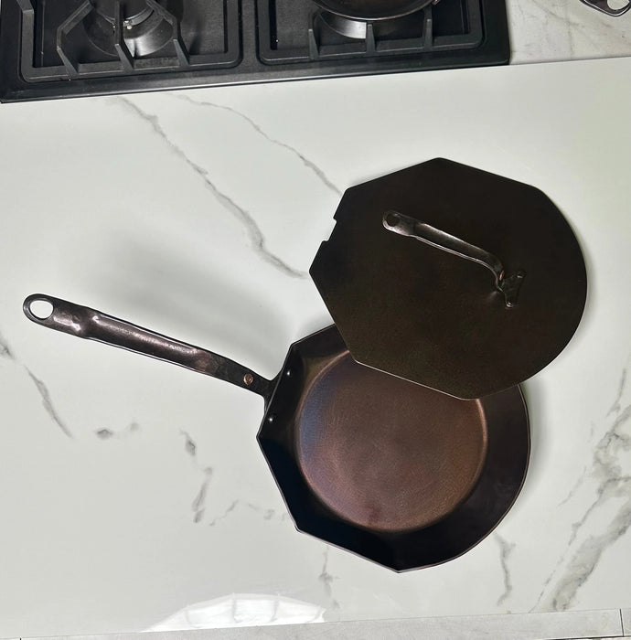 10" Hand Forged Hybrid Carbon Steel Skillet