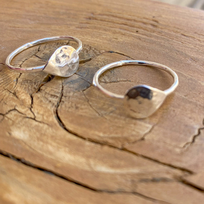 Micro teardrop ring