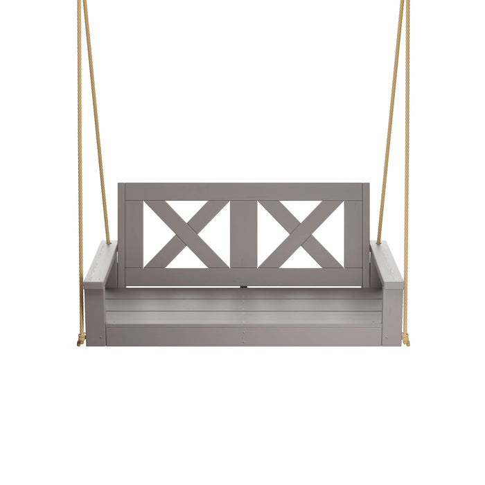 Porchgate Amish Heavy Duty 700 Lb 5-Foot Farmhouse Porch Swing - Dovetail Grey