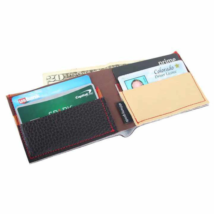 Franklin Upholstery Vinyl Vegan Wallet - Brown